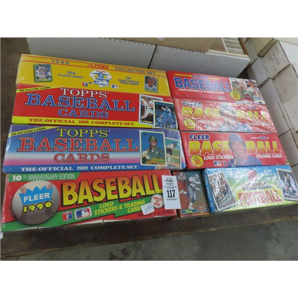 Sealed Baseball Trading Cards - 9 Packs