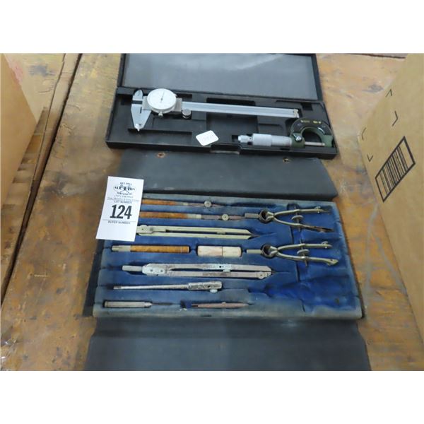 Dial Caliper, Micrometer, Drawing Tools