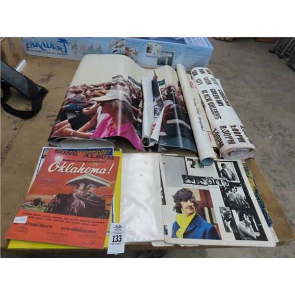Asst. Movie/Music Posters, Memorabilia
