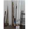 Image 1 : Vinyl Fence Post, Verticle Blinds, Oak Hand Rail