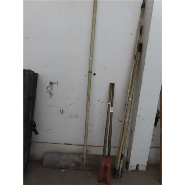 Post Hole Digger, Ext. Poles, Concrete Float