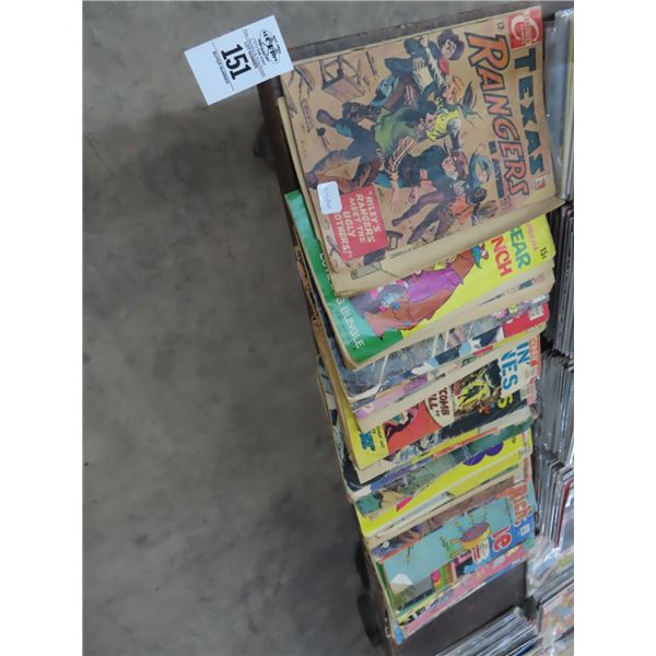 Vintage 12/15 Cent Comics - Texas Ranger, Richie Rich, Marines, Others