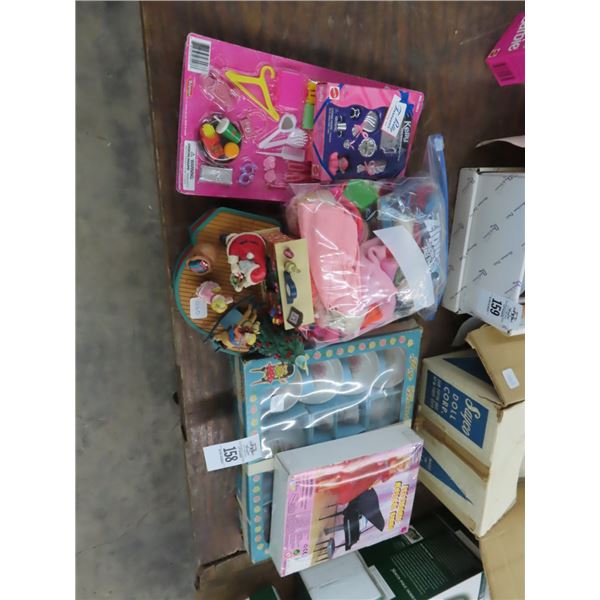 Christmas Music Box, Doll House Décor and Clothing