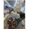Image 1 : Christmas Candleabras, White Christmas Tree/Ornaments