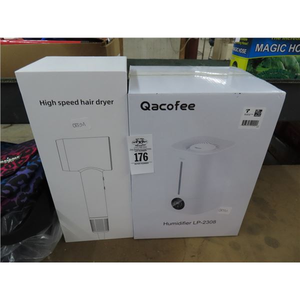 Mini Humidifier, High Speed Hair Dryer