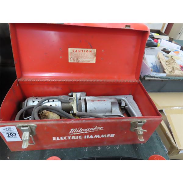 Vintage Milwaukee Hammer Drill