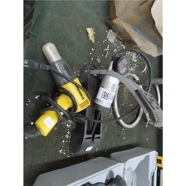 Heat Gun, Foot Op Bike Pump
