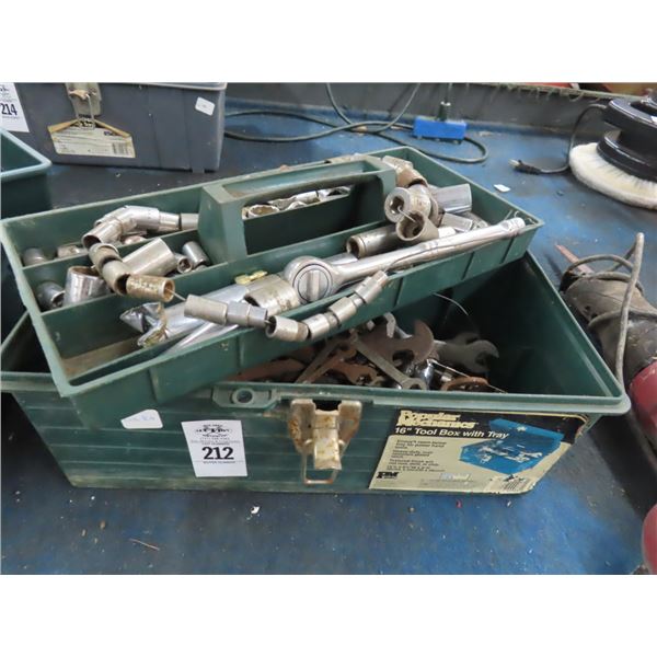Wrenches and Sockets w/Toolbox