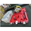 Image 1 : Plastic Toolbox, Ryobi Cordless Circular Saw, Milwaukee Cordless Meter -