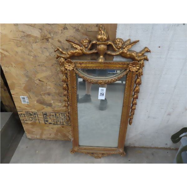 Cherub Framed Mirror - No Shipping