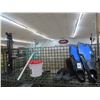 Image 1 : Pair of Flippers, Bait Bucket, Net, Tire Pump