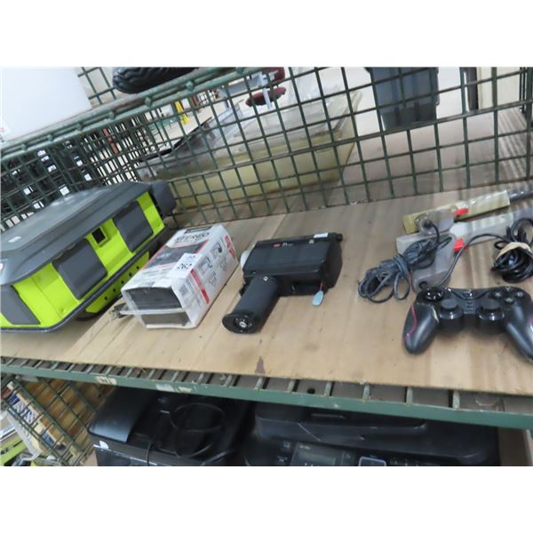 Ryobi Garage Door Opener, Stereo Install Kit, Nintendo Controllers