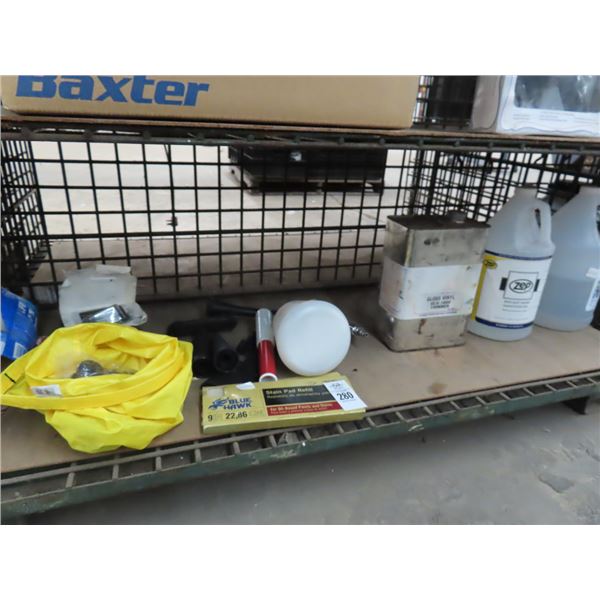 Sanitizer Gel, Paint Thinner, Tools, Hardware