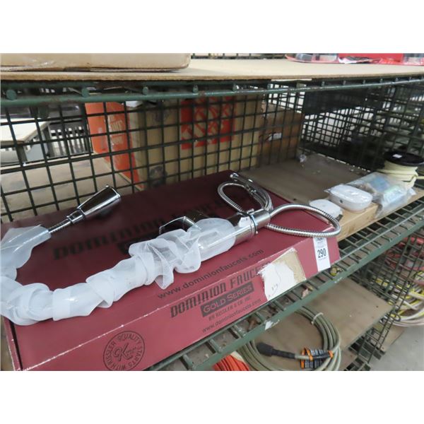 New Kitchen Sink Fixture, Garage Door Controls, Fuses, Wire