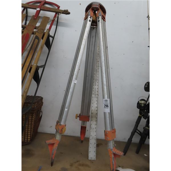 Transit Tripod, Contractors Ruler