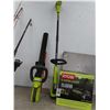 Image 1 : Ryobi Cordless Trimmer, Hedger, Surface Cleaner -(One Battery - No Chargers)