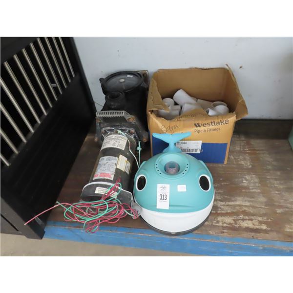 Pool Pump, Vacuum, PVC Fittings