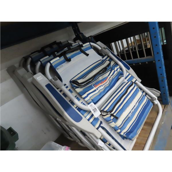 4-Tommy Bahama Folding Beach Chairs - 4 X $