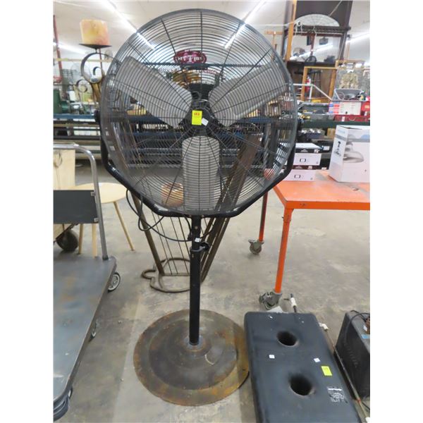 Black Pedestal Shop Fan
