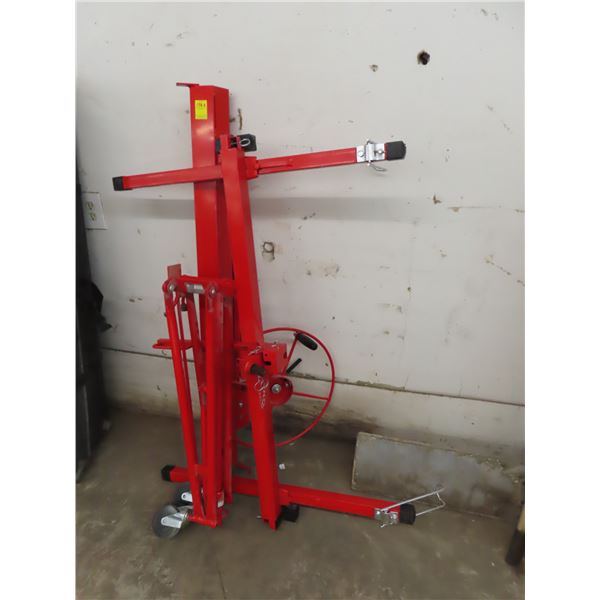 Red Portable Drywall Lift