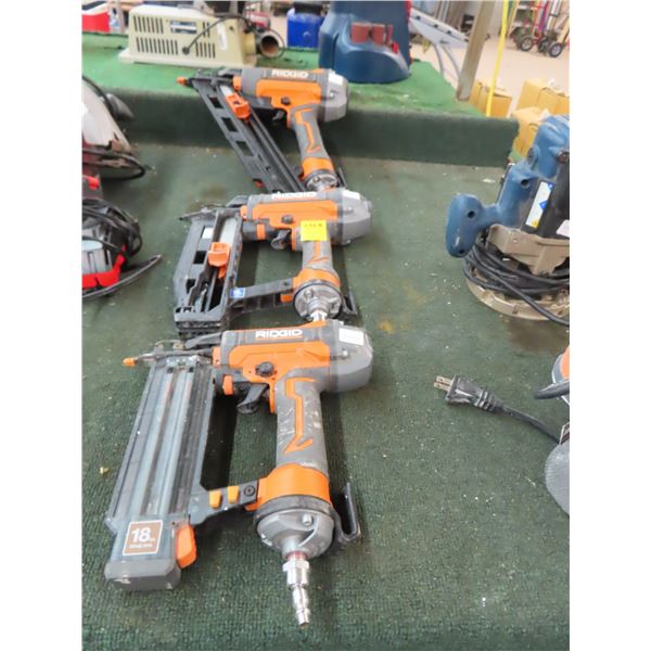 3-Ridgid Air Nail Gun - 3 X $