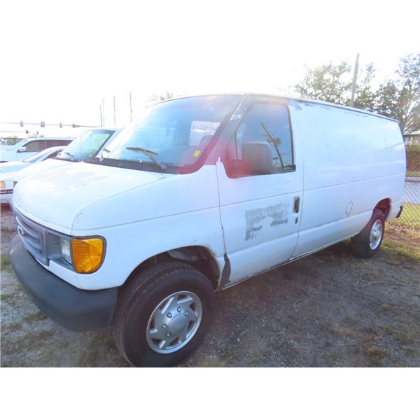2003 Ford E150  6-Dr.  Cargo Van
