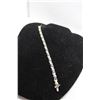 Image 2 : 14K YG Diamond & Sapphire Bracelet w/26 Round Cut Diamonds & 13 Oval Mixed Cut Sapphires 13.5g