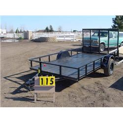 2006 J&W Rampgate trailer  6 1/2 x 12