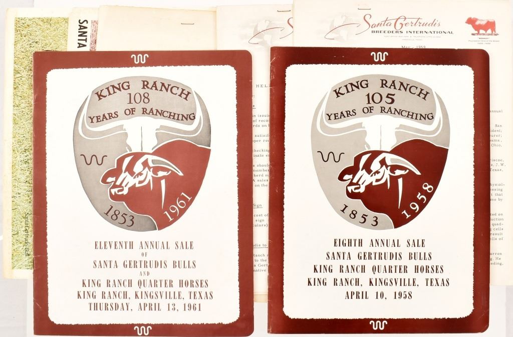 King Ranch Horse & Cattle Catalog 1958 & 1961