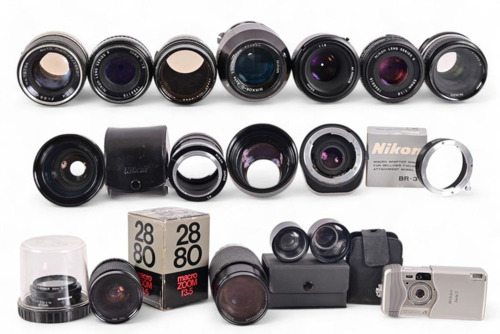 Bandai Nikon Old Camera Miniature Collection – Complete Set Of 4 Types, Capsule Toy, Japan