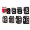 Image 1 : Collection of (9) Vintage SLR/TLR Cameras