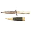 Image 2 : Mother of Pearl Handled Knife & Sheath