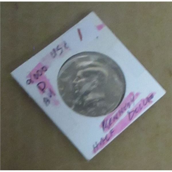 2000P BU USA KENNEDY HALF DOLLAR