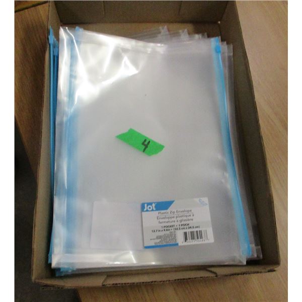 BOX C/W ZIP BAGS (12.7 X 6.9")