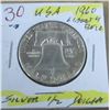 Image 1 : 1960 USA LIBERTY BELL SILVER HALF DOLLAR