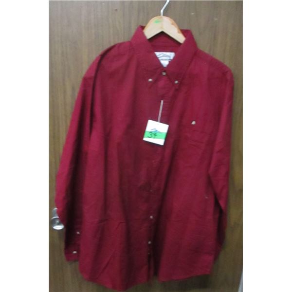 NEW:  MEN'S RED SHIRT (SIZE XL)