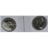 Image 2 : 1984 & 1992 PROOF DOUBLE STRUCK CAMEO CANADA QUARTERS