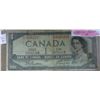 Image 1 : 1954 BANK OF CANADA DEVILS FACE LEGAL TENDER $1 BILL