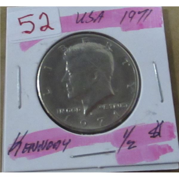1971 KENNEDY USA HALF DOLLAR