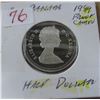Image 1 : 1989 PROOF CAMEO CANADA HALF DOLLAR