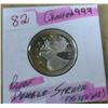 Image 1 : 1997 PROOF CAMEO DOUBLE STRUCK CANADA SILVER QUARTER