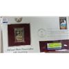 Image 1 : SOIL & WATER CONSERVATION 50TH ANNIVERSARY 22 KARAT GOLD STAMP