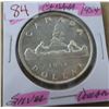 Image 1 : 1954 CANADA SILVER DOLLAR