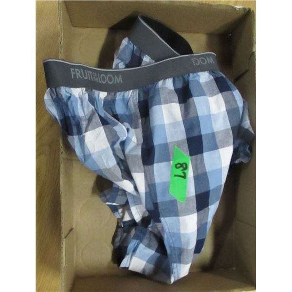 NEW:  1 PAIR MEN'S BOXER SHORTS (SIZE 2XL)