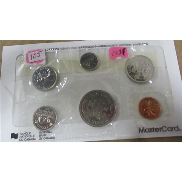 1971 PROOF CANADA MINT SEALED COIN SET