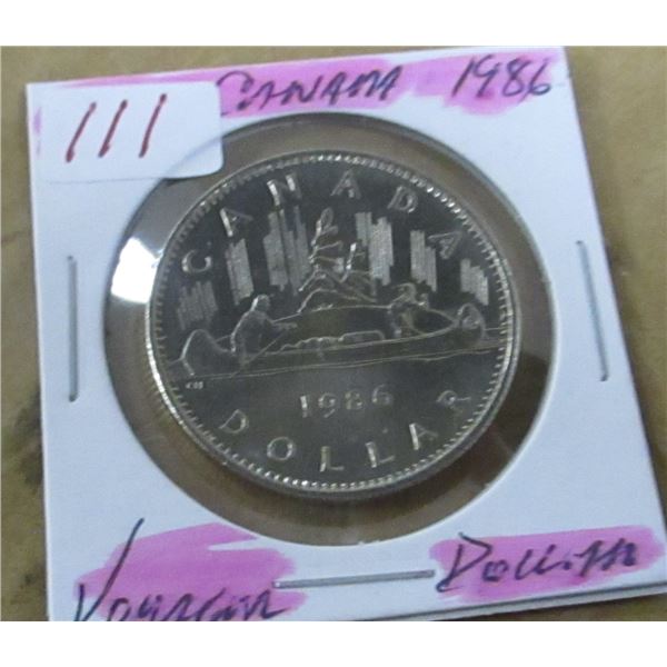 1986 P/L CANADA VOYAGER DOLLAR