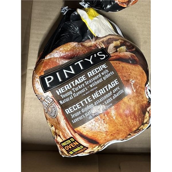 FROZEN:  PINTY'S WHOLE TURKEY BUTTER INFUSED (APPROX. 10 LBS)