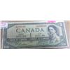 Image 1 : 1954 DEVILS FACE BANK OF CANADA $1 BILL
