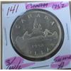 Image 1 : 1952 (3 WATERLINE) CANADA SILVER DOLLAR