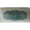 Image 2 : 1900 DOMINION OF CANADA 25 CENT BANK NOTE